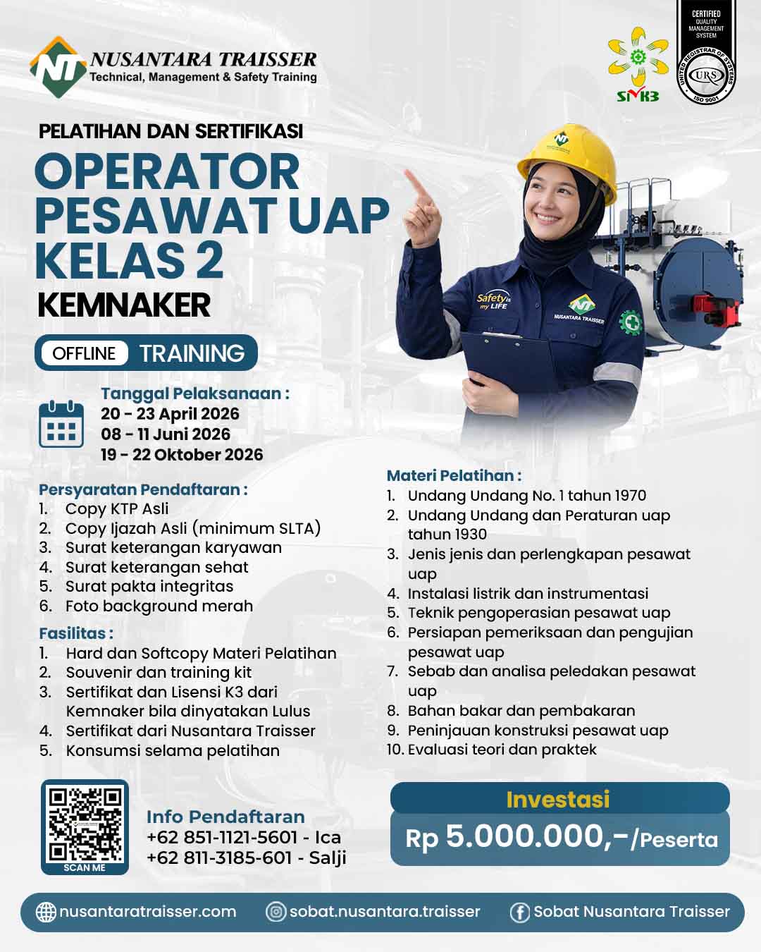 Operator Pesawat Uang Kelas 2