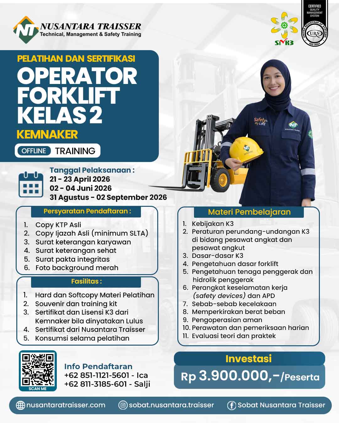 Operator Forklift Kelas 2