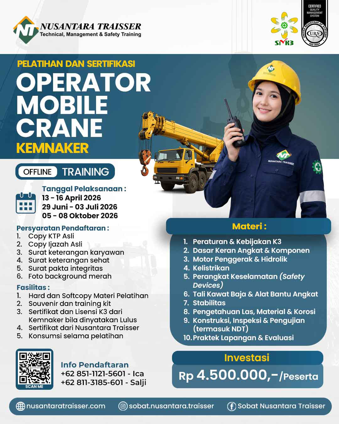 Operator Mobile Crane