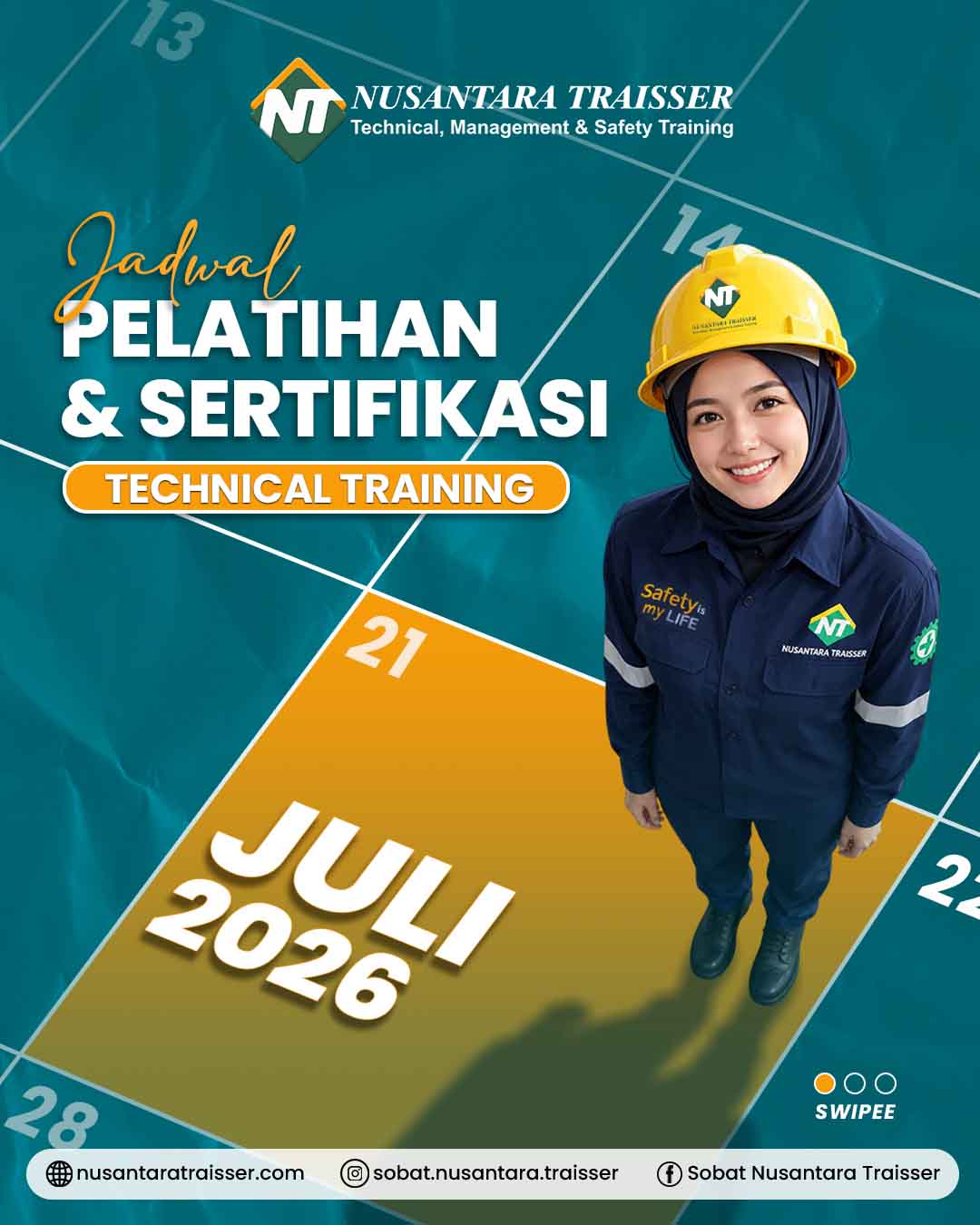 Jadwal Technical Training Nusantara Traisser Juli 2026 Telah Dibuka!