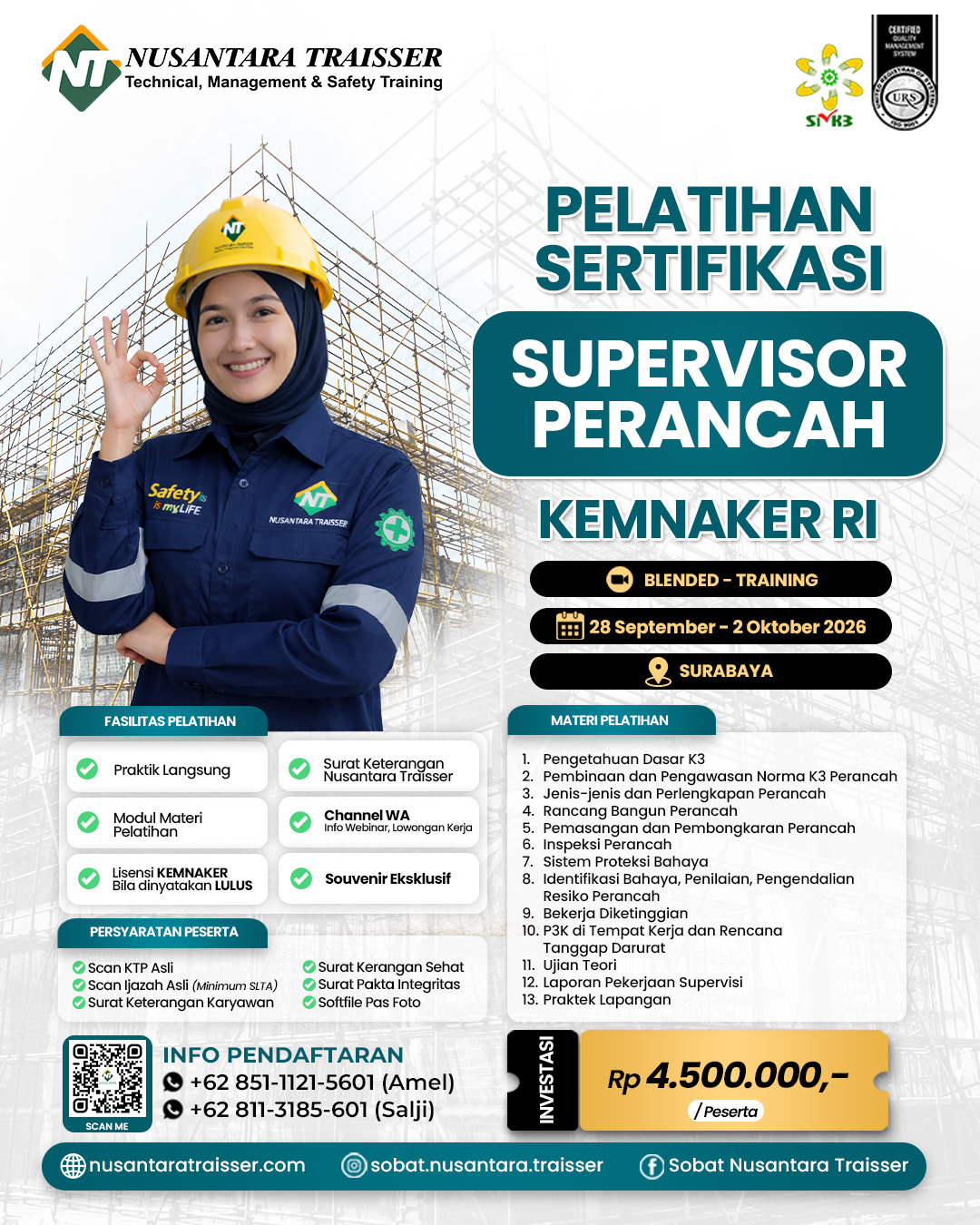 Supervisor Perancah | KEMNAKER RI