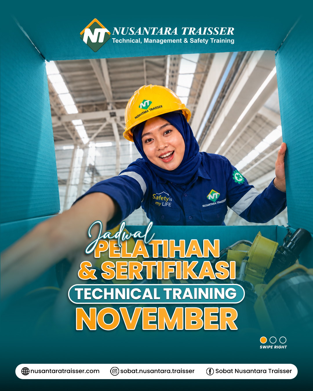 Jadwal Pelatihan & Sertifikasi K3 November 2026 Resmi Dibuka! Cek Kelasnya di Sini