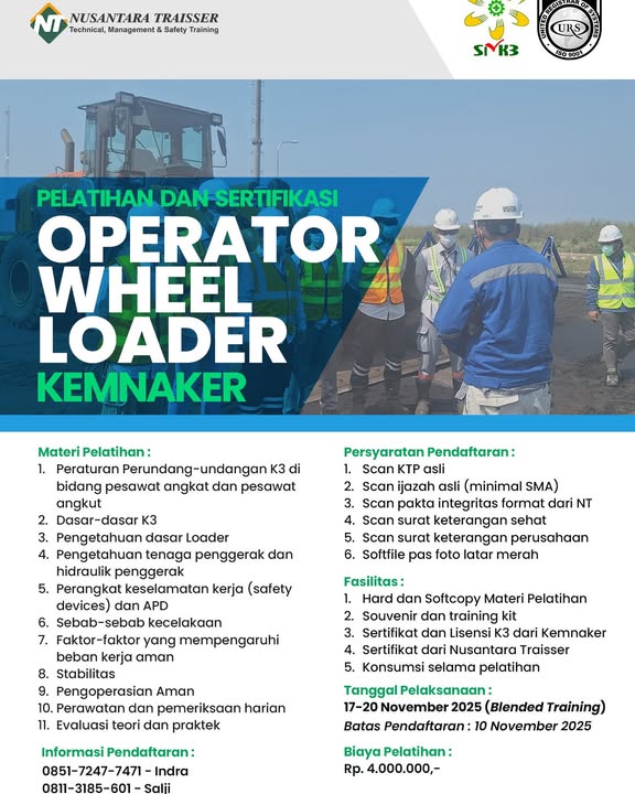Operator Wheel Loader (KEMNAKER)