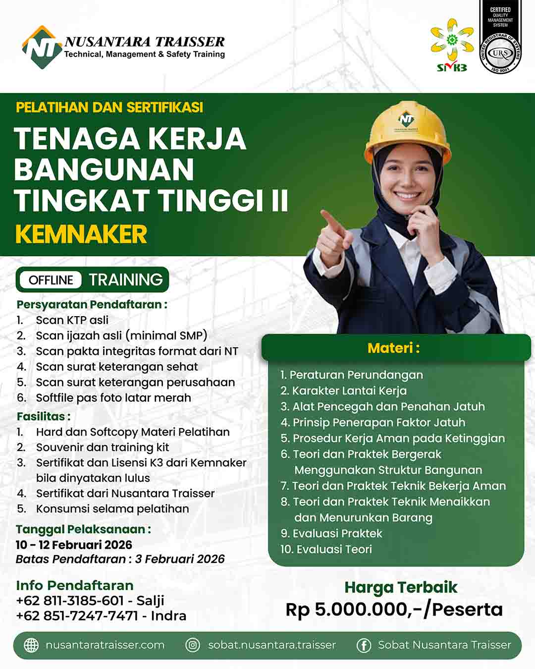 TENAGA KERJA BANGUNAN TINGKAT TINGGI 2 || KEMANKER