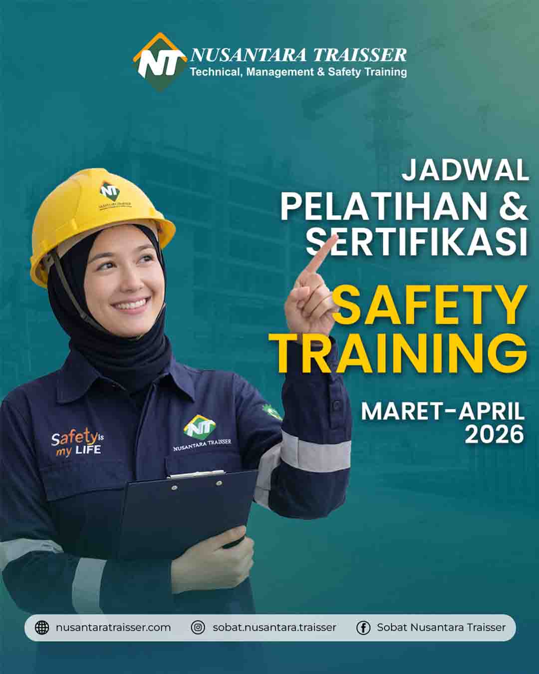 Safety Training & Sertifikasi Resmi Maret–April 2026