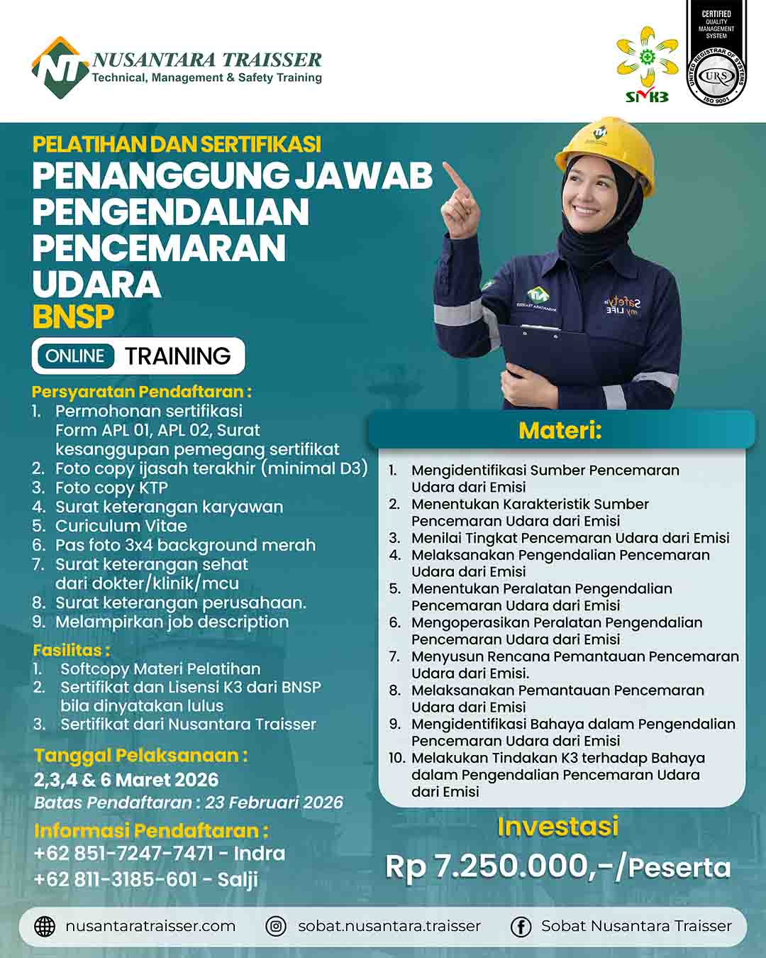 PPPU (Penanggungjawab Pengendalian Pencemaran Udara)