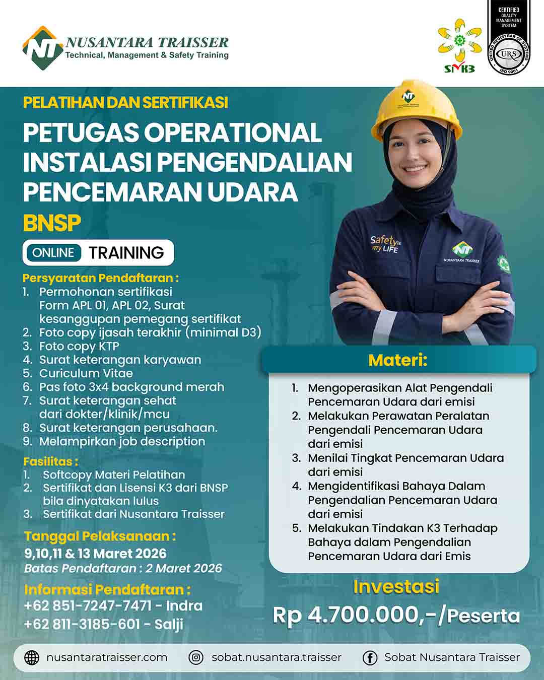 POIPPU (Petugas Operational Instalasi Pengendalian Pencemaran Udara)